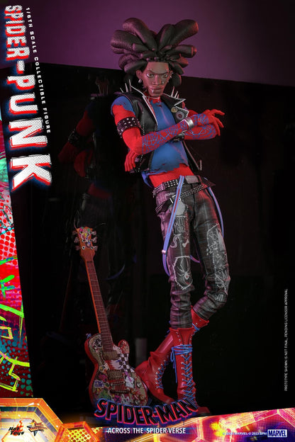 Preventa Figura SPIDER-PUNK - Spider-Man: Across the Spider-Verse marca Hot Toys MMS726 escala 1/6