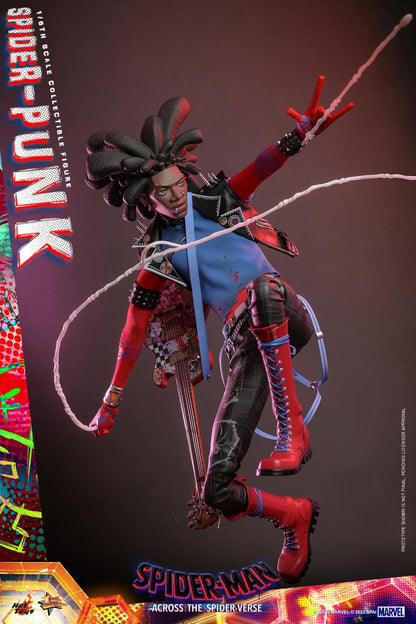 Preventa Figura SPIDER-PUNK - Spider-Man: Across the Spider-Verse marca Hot Toys MMS726 escala 1/6