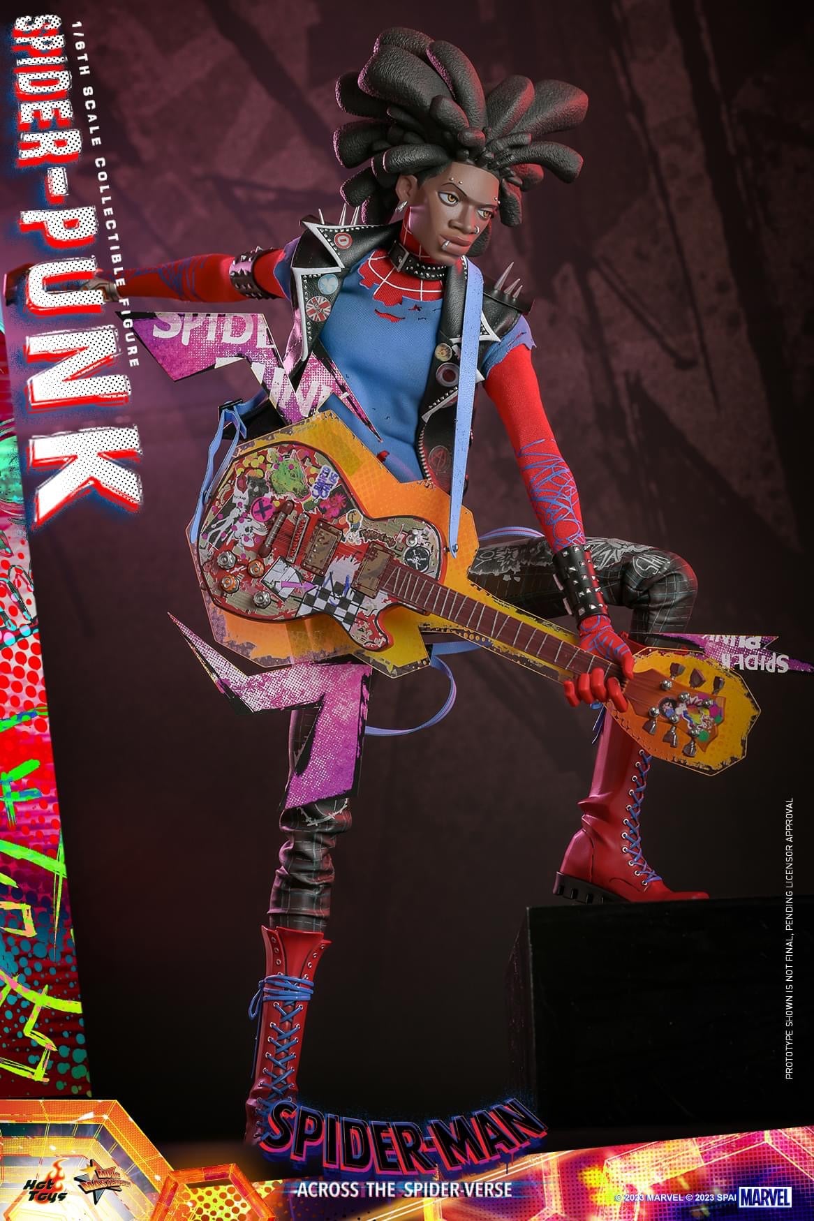 Preventa Figura SPIDER-PUNK - Spider-Man: Across the Spider-Verse marca Hot Toys MMS726 escala 1/6