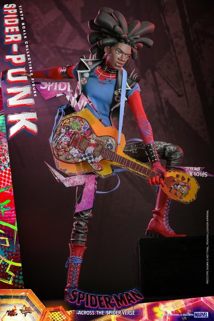 Preventa Figura SPIDER-PUNK - Spider-Man: Across the Spider-Verse marca Hot Toys MMS726 escala 1/6