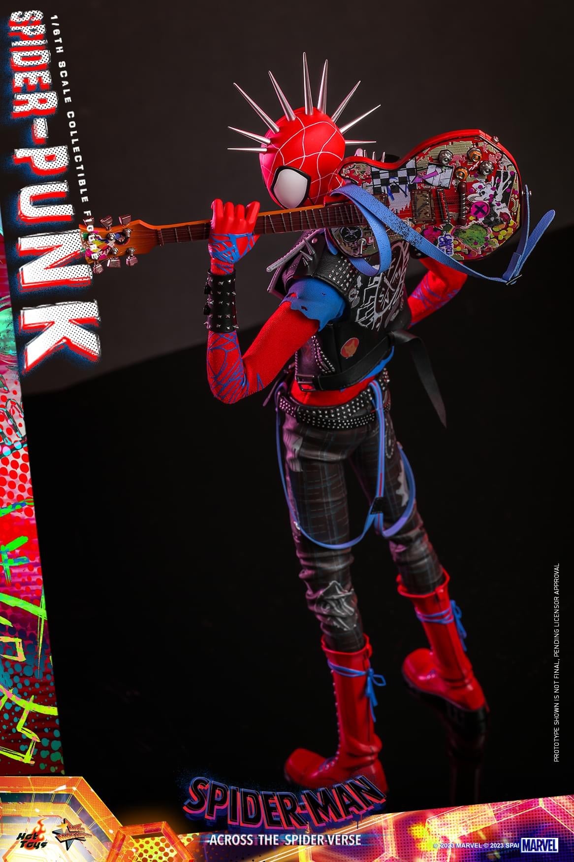 Preventa Figura SPIDER-PUNK - Spider-Man: Across the Spider-Verse marca Hot Toys MMS726 escala 1/6