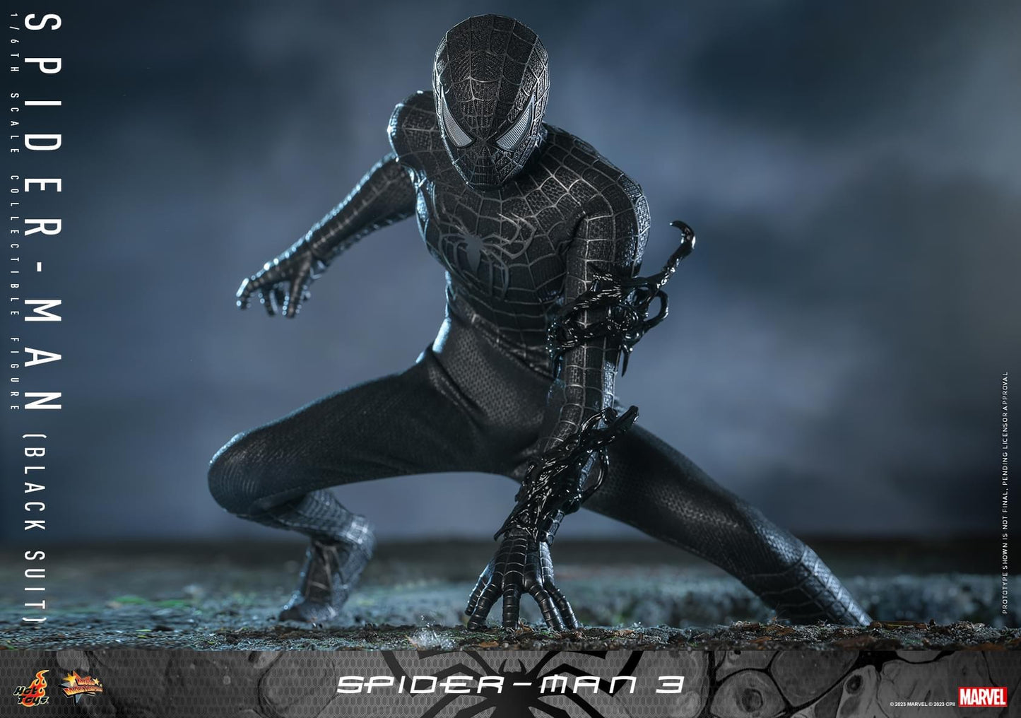 Preventa Figura SPIDER-MAN (Black Suit) - Spider-Man 3 marca Hot Toys MMS727 escala 1/6