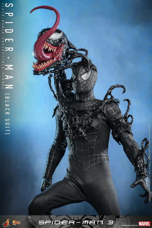 Preventa Figura SPIDER-MAN (Black Suit) - Spider-Man 3 marca Hot Toys MMS727 escala 1/6