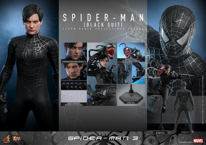 Preventa Figura SPIDER-MAN (Black Suit) - Spider-Man 3 marca Hot Toys MMS727 escala 1/6