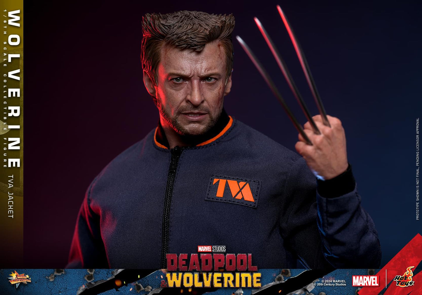 Preventa Figura Wolverine (TVA Jacket version) - Deadpool & Wolverine marca Hot Toys MMS756 escala 1/6