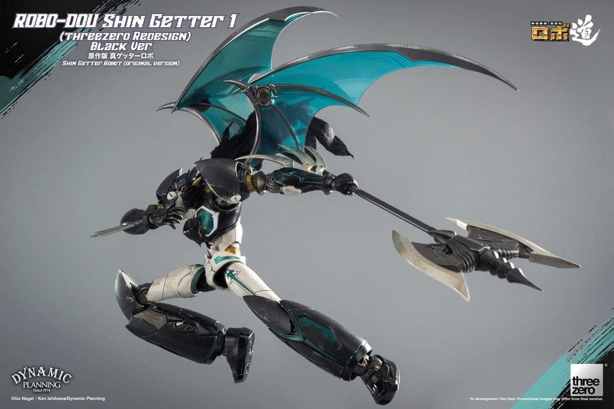 Pedido Figura ROBO-DOU Shin Getter 1 (threezero Redesign) Black Ver. marca Threezero 3Z0527 (23 cm)