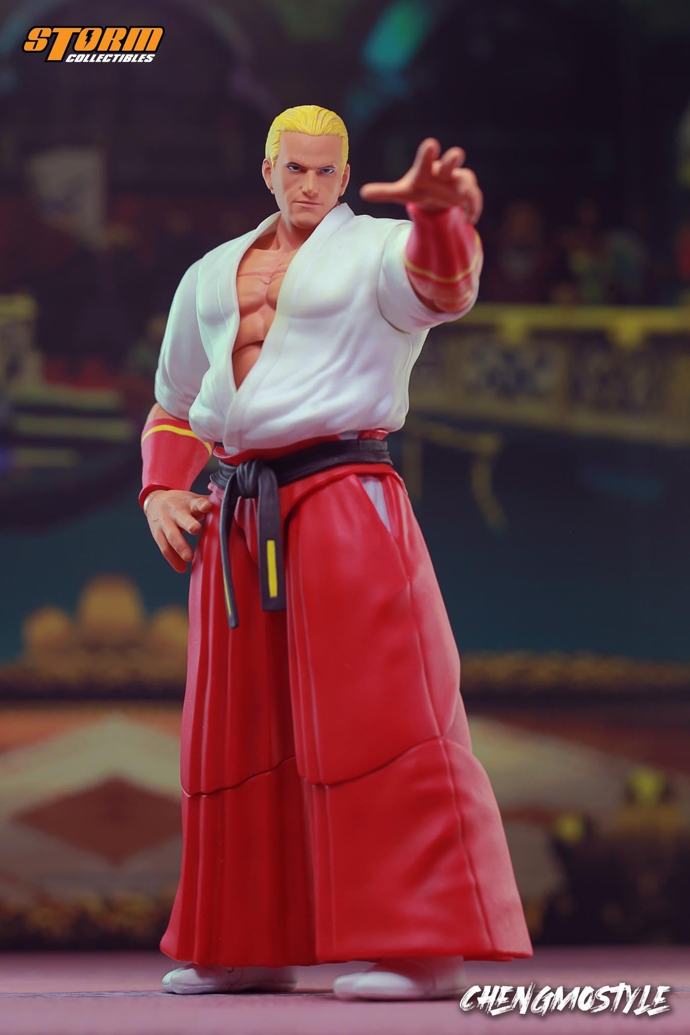 Pedido Figura Geese Howard - The King of Fighters '98 marca Storm Collectibles SKKF06 escala pequeña 1/12