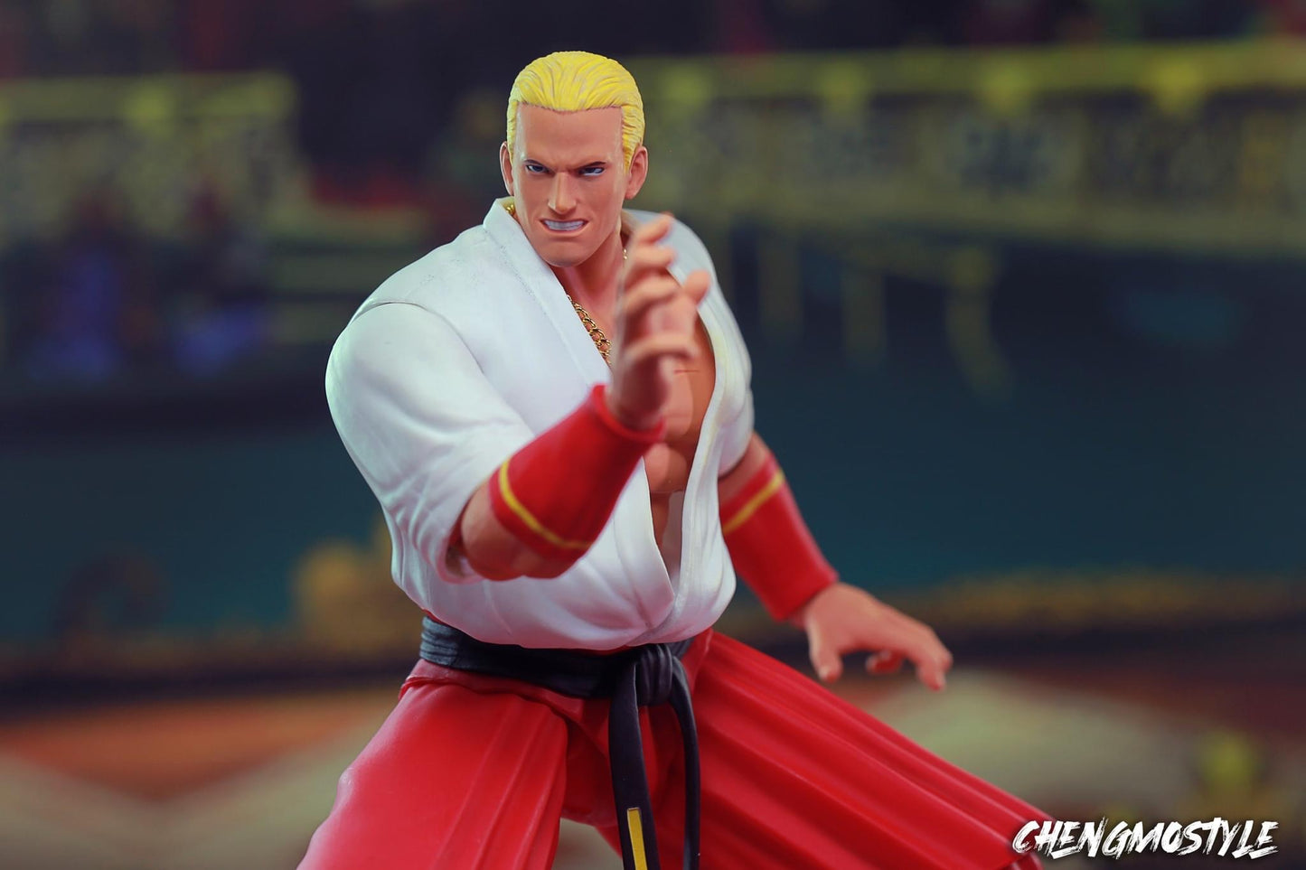 Pedido Figura Geese Howard - The King of Fighters '98 marca Storm Collectibles SKKF06 escala pequeña 1/12