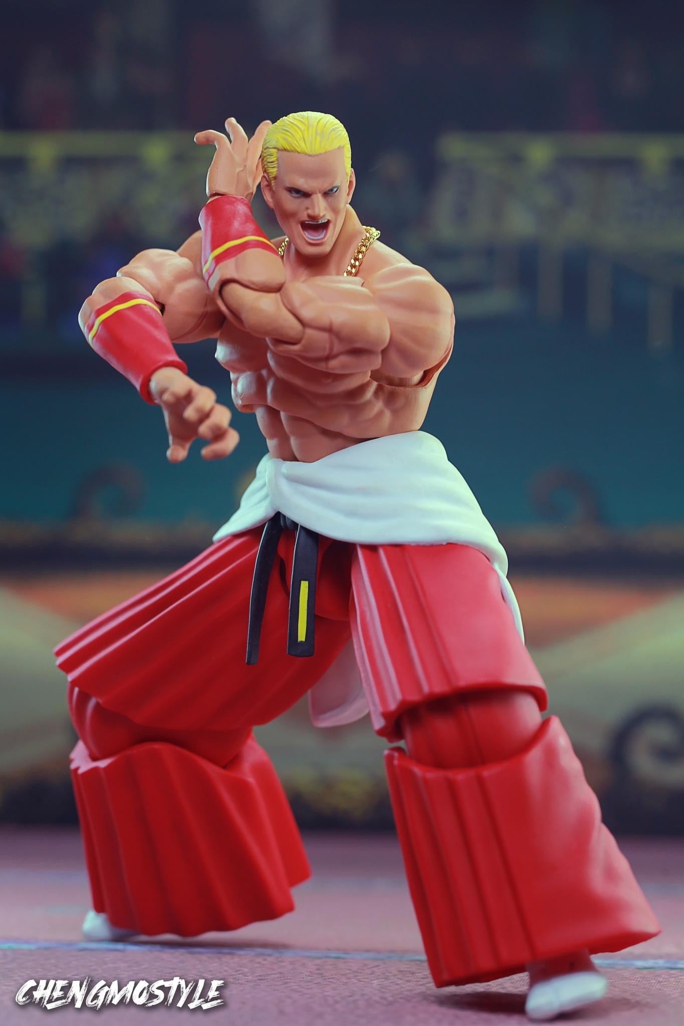 Pedido Figura Geese Howard - The King of Fighters '98 marca Storm Collectibles SKKF06 escala pequeña 1/12