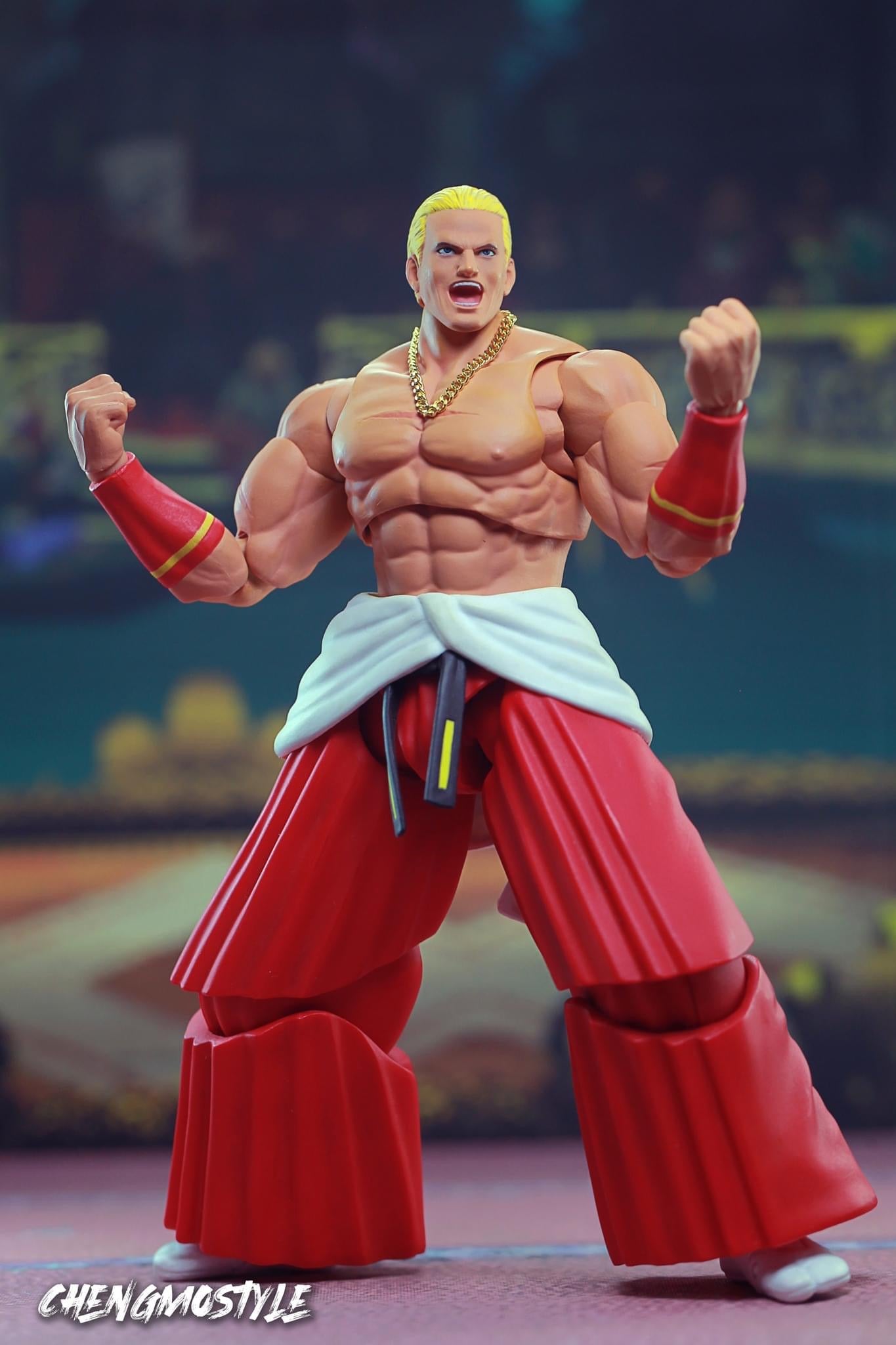 Pedido Figura Geese Howard - The King of Fighters '98 marca Storm Collectibles SKKF06 escala pequeña 1/12