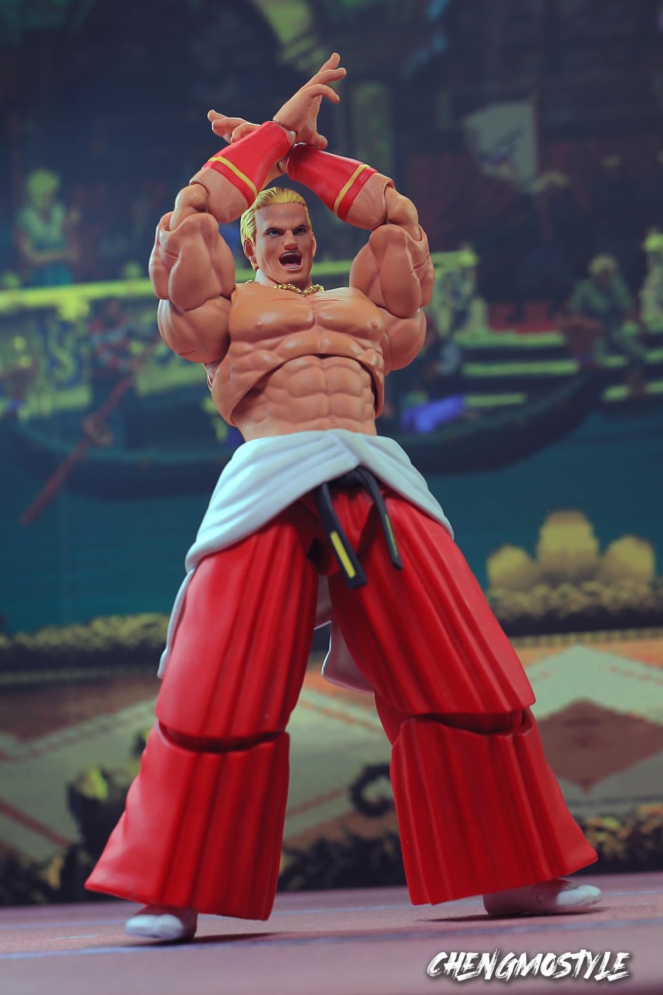 Pedido Figura Geese Howard - The King of Fighters '98 marca Storm Collectibles SKKF06 escala pequeña 1/12