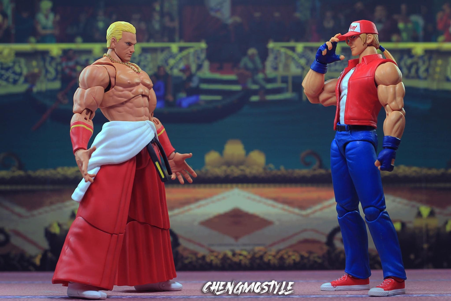 Pedido Figura Geese Howard - The King of Fighters '98 marca Storm Collectibles SKKF06 escala pequeña 1/12