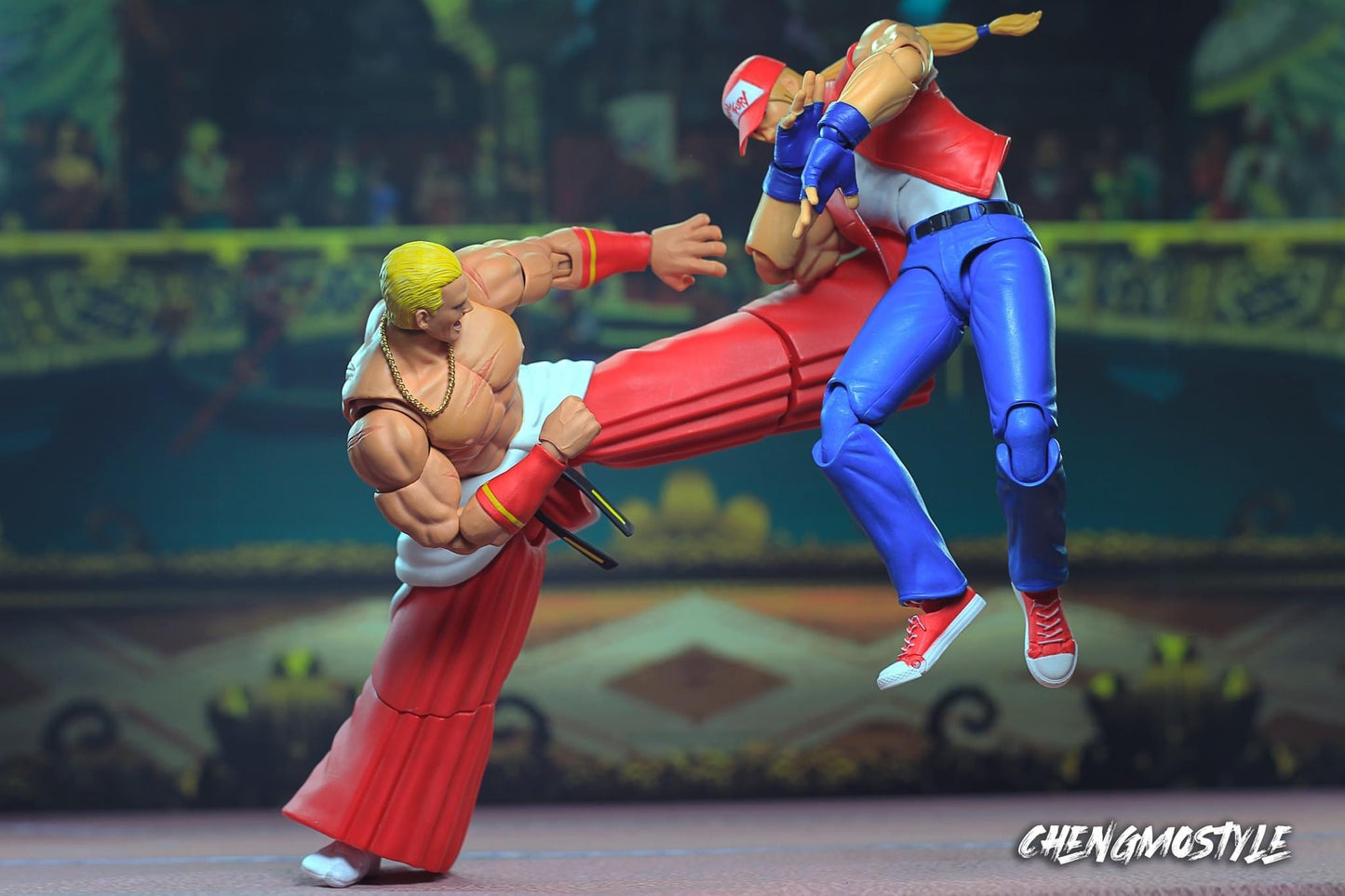 Pedido Figura Geese Howard - The King of Fighters '98 marca Storm Collectibles SKKF06 escala pequeña 1/12