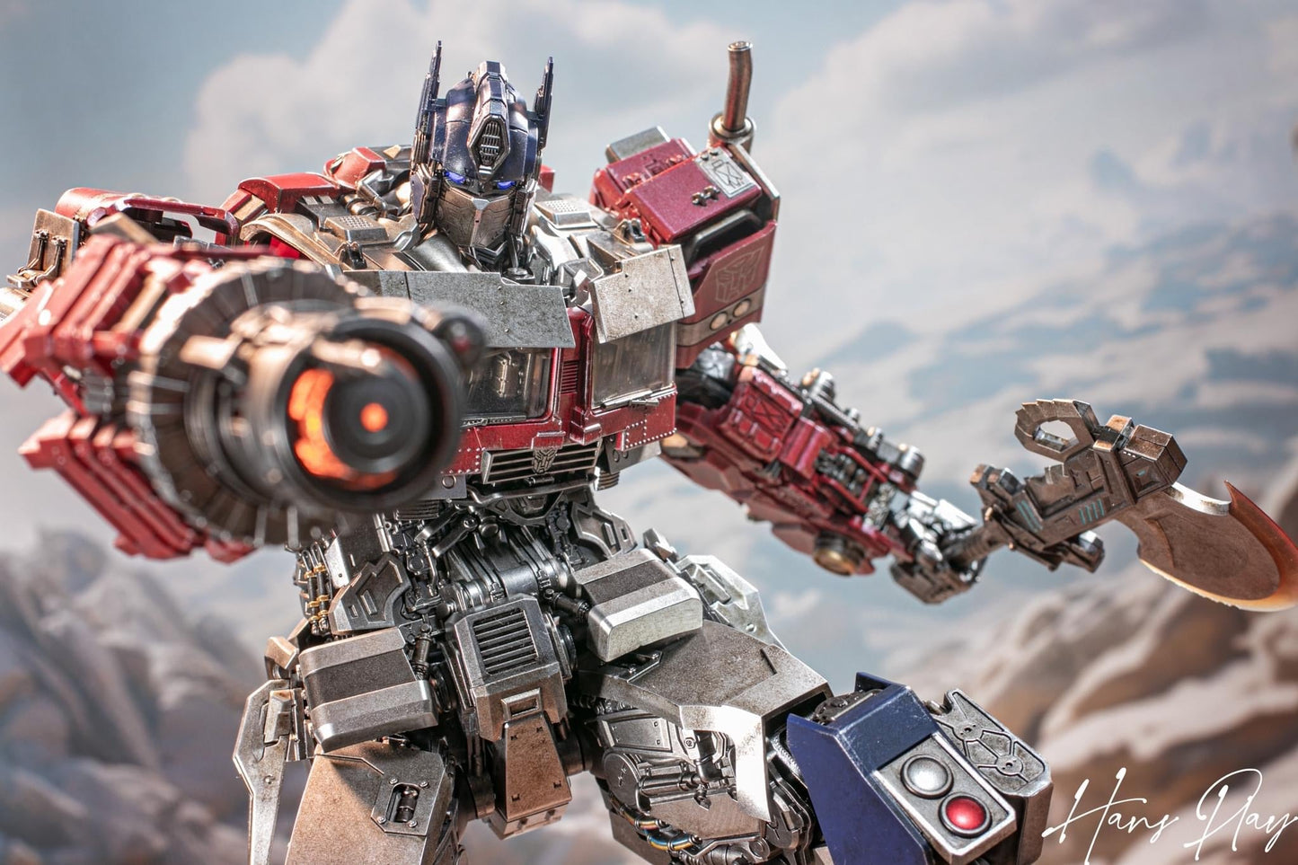 Pedido Figura DLX Optimus Prime - Transformers: Rise of the Beasts marca Threezero 3Z0432 (28.5 cm)