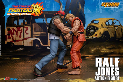 Preventa Figura Ralf Jones - The King of Fighters '98 Unlimited Match marca Storm Collectibles SKKF0 escala pequeña 1/12