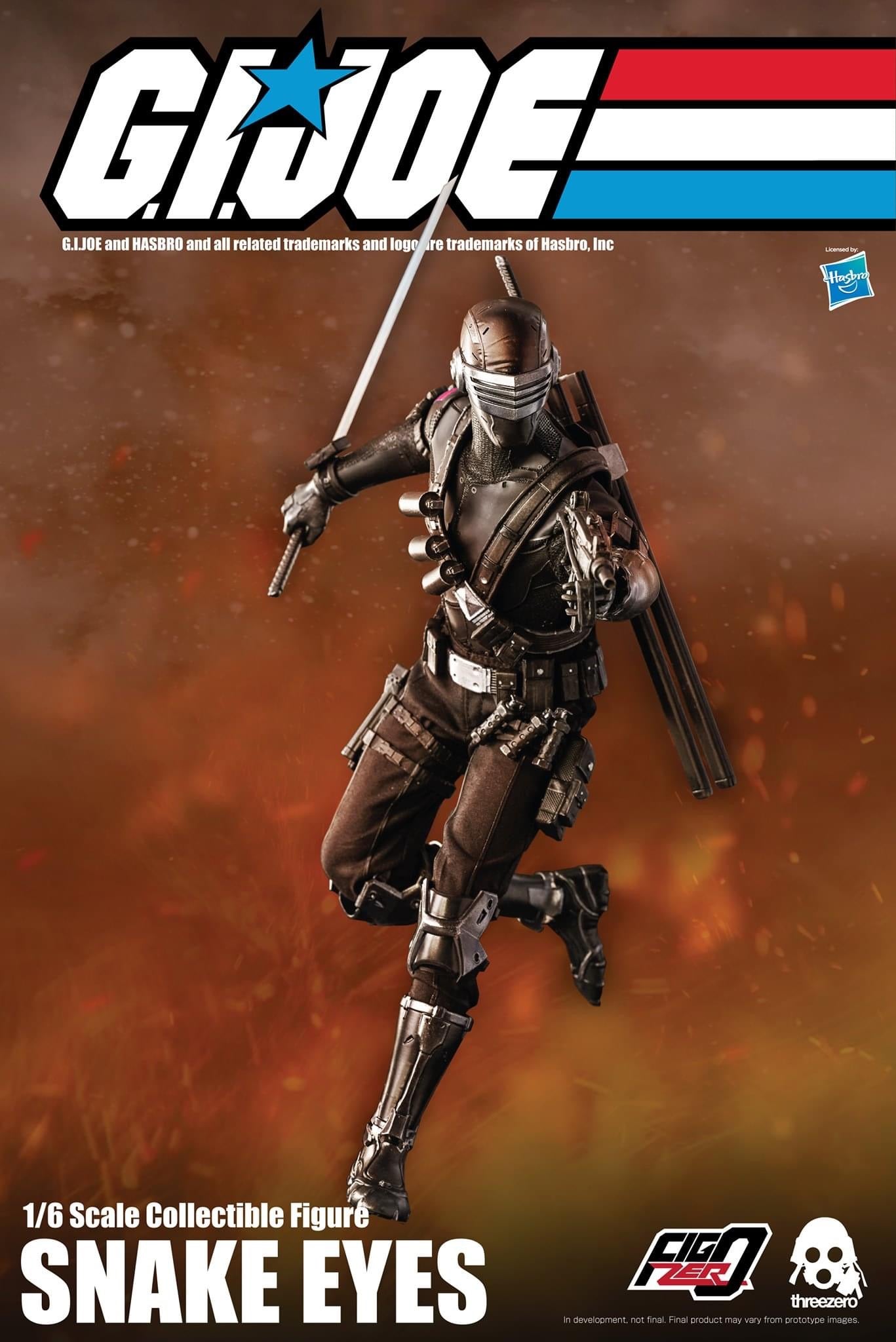 Pedido Figura Snake Eyes - G.I.Joe marca Threezero 3Z0215 escala 1/6 (BACK ORDER)