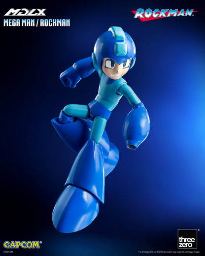 Preventa Figura MDLX Mega Man / Rockman marca Threezero 3Z0572 escala pequeña 1/12