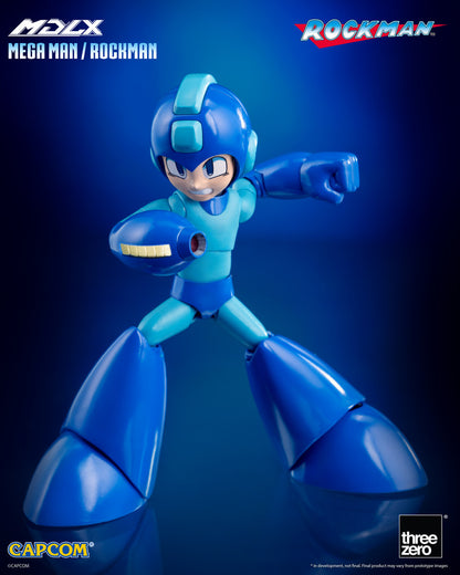 Preventa Figura MDLX Mega Man / Rockman marca Threezero 3Z0572 escala pequeña 1/12