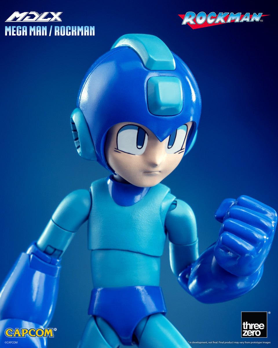 Preventa Figura MDLX Mega Man / Rockman marca Threezero 3Z0572 escala pequeña 1/12