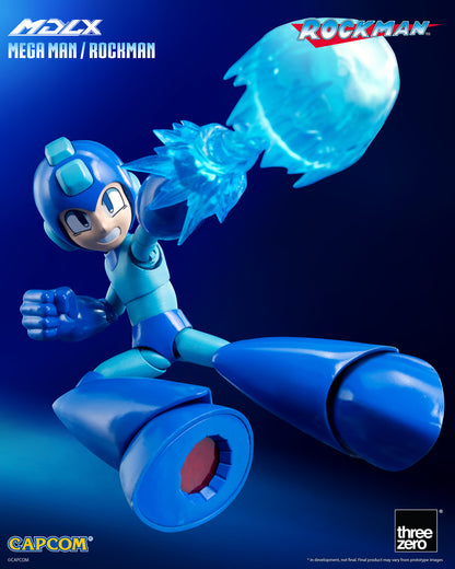 Preventa Figura MDLX Mega Man / Rockman marca Threezero 3Z0572 escala pequeña 1/12