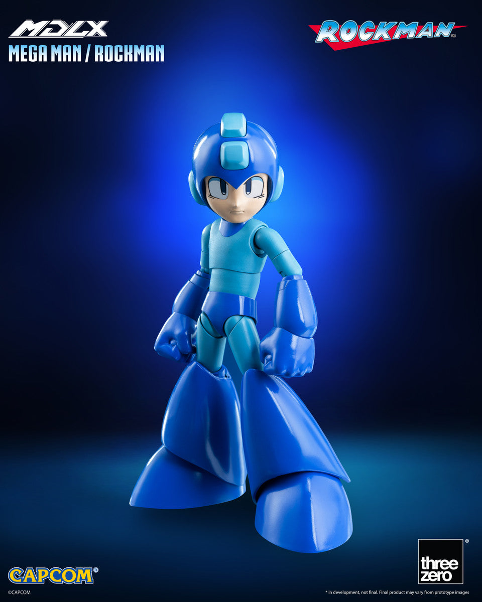 Preventa Figura MDLX Mega Man / Rockman marca Threezero 3Z0572 escala pequeña 1/12