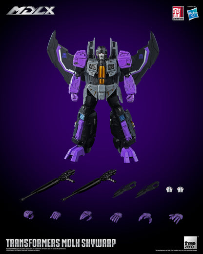 Pedido Figura MDLX Skywarp - Transformers marca Threezero 3Z0663 (20 cm)