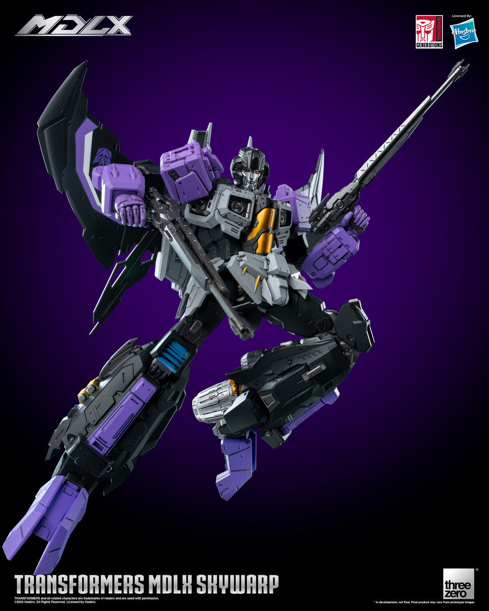 Pedido Figura MDLX Skywarp - Transformers marca Threezero 3Z0663 (20 cm)