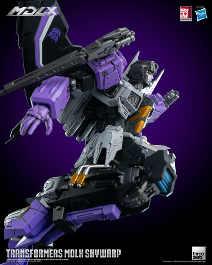 Pedido Figura MDLX Skywarp - Transformers marca Threezero 3Z0663 (20 cm)