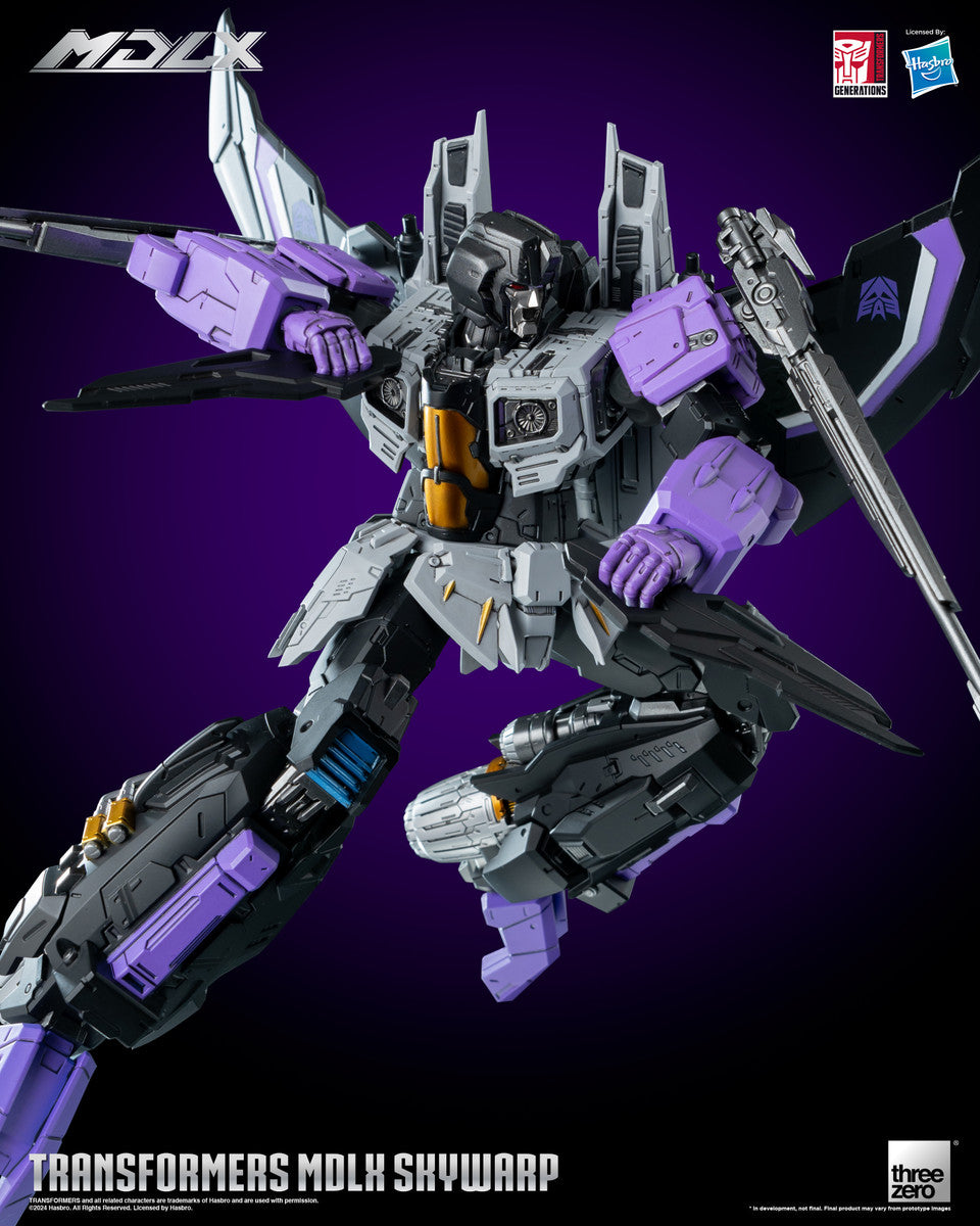 Pedido Figura MDLX Skywarp - Transformers marca Threezero 3Z0663 (20 cm)