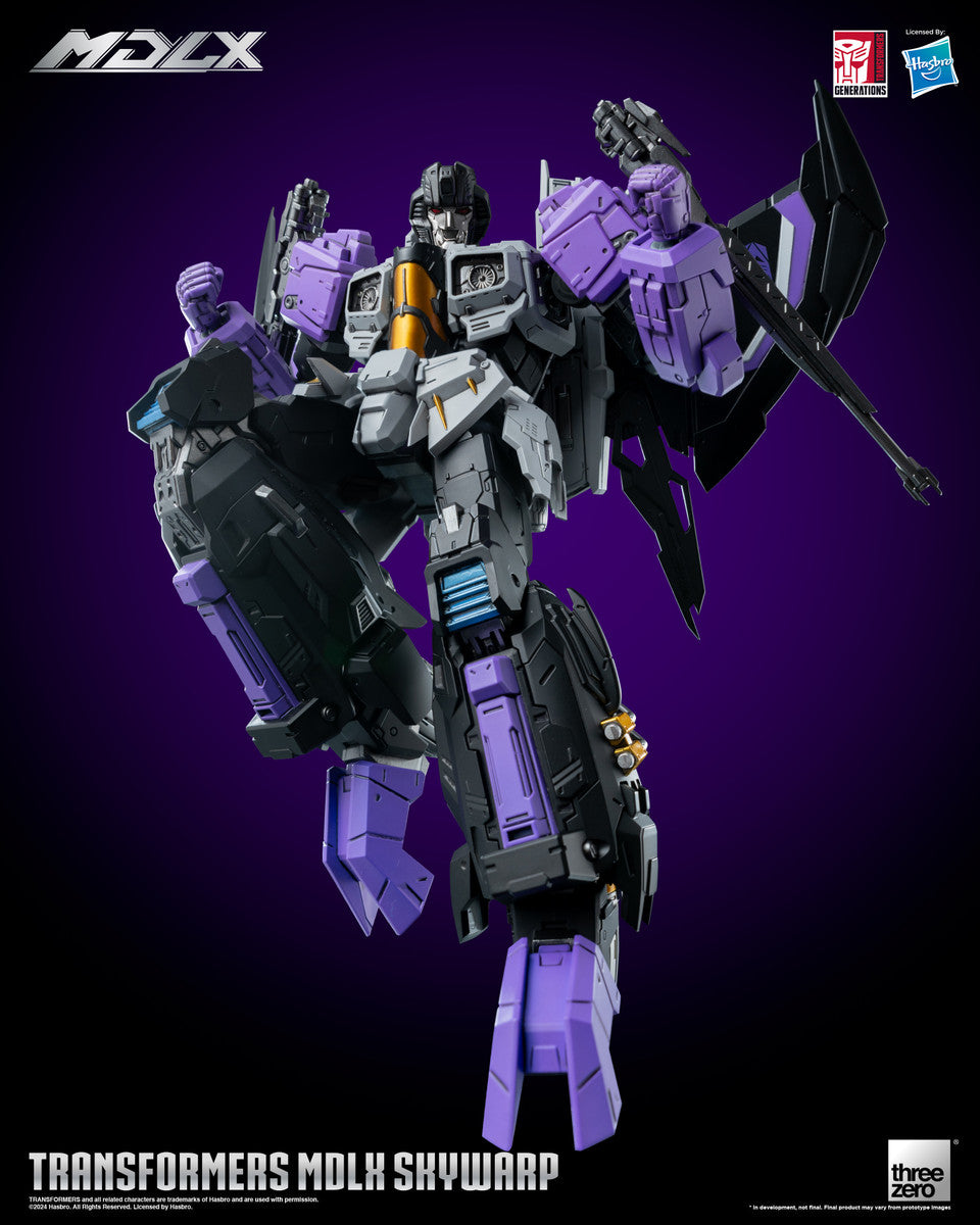 Pedido Figura MDLX Skywarp - Transformers marca Threezero 3Z0663 (20 cm)