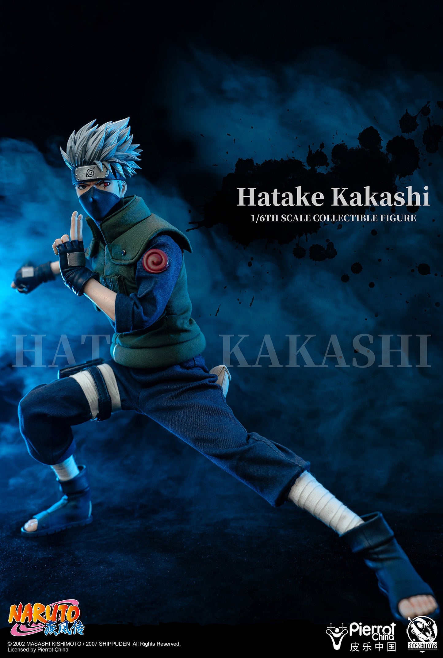 Pedido Figura Hatake Kakashi - Naruto marca Rocket Toys ROC-004 escala 1/6