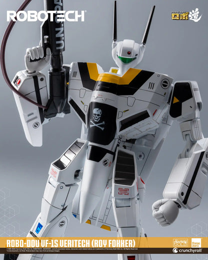 Preventa Figura ROBO-DOU VF-1J Veritech (Roy Fokker) - ROBOTECH marca Threezero 3Z0305 escala 1/72