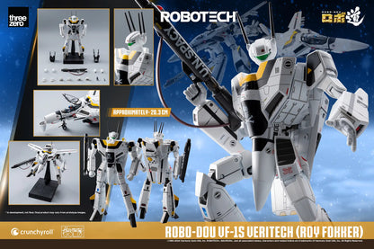 Preventa Figura ROBO-DOU VF-1J Veritech (Roy Fokker) - ROBOTECH marca Threezero 3Z0305 escala 1/72