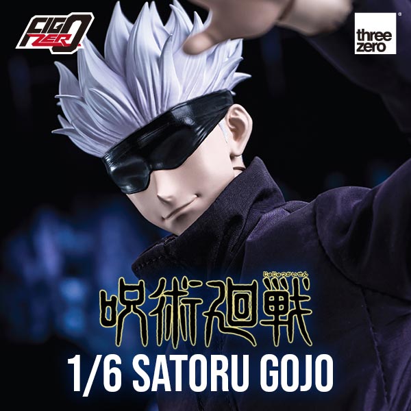 Pedido Figura Satoru Gojo - Jujutsu Kaisen - FigZero marca Threezero 3Z0377 escala 1/6 (relanzamiento)