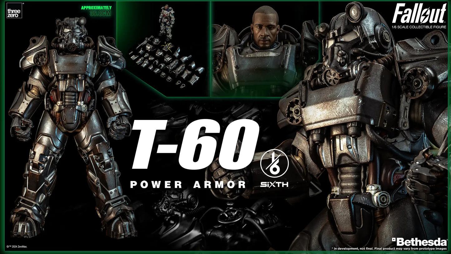 Preventa Figura T-60 Power Armor - FALLOUT marca Threezero 3Z0856 escala 1/6