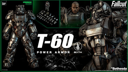 Preventa Figura T-60 Power Armor - FALLOUT marca Threezero 3Z0856 escala 1/6