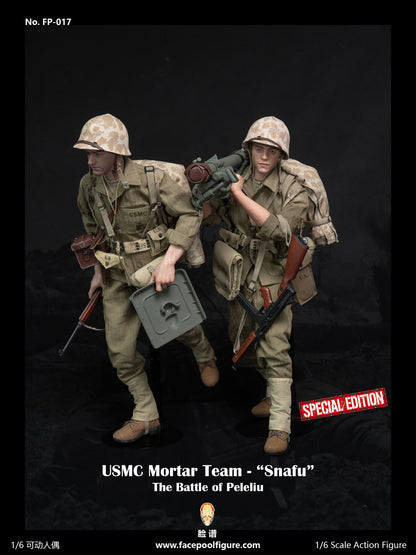 Preventa Figura USMC Mortar Team - "Snafu" (Special version) marca Facepool FP017B escala 1/6