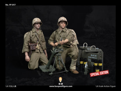 Preventa Figura USMC Mortar Team - "Snafu" (Special version) marca Facepool FP017B escala 1/6