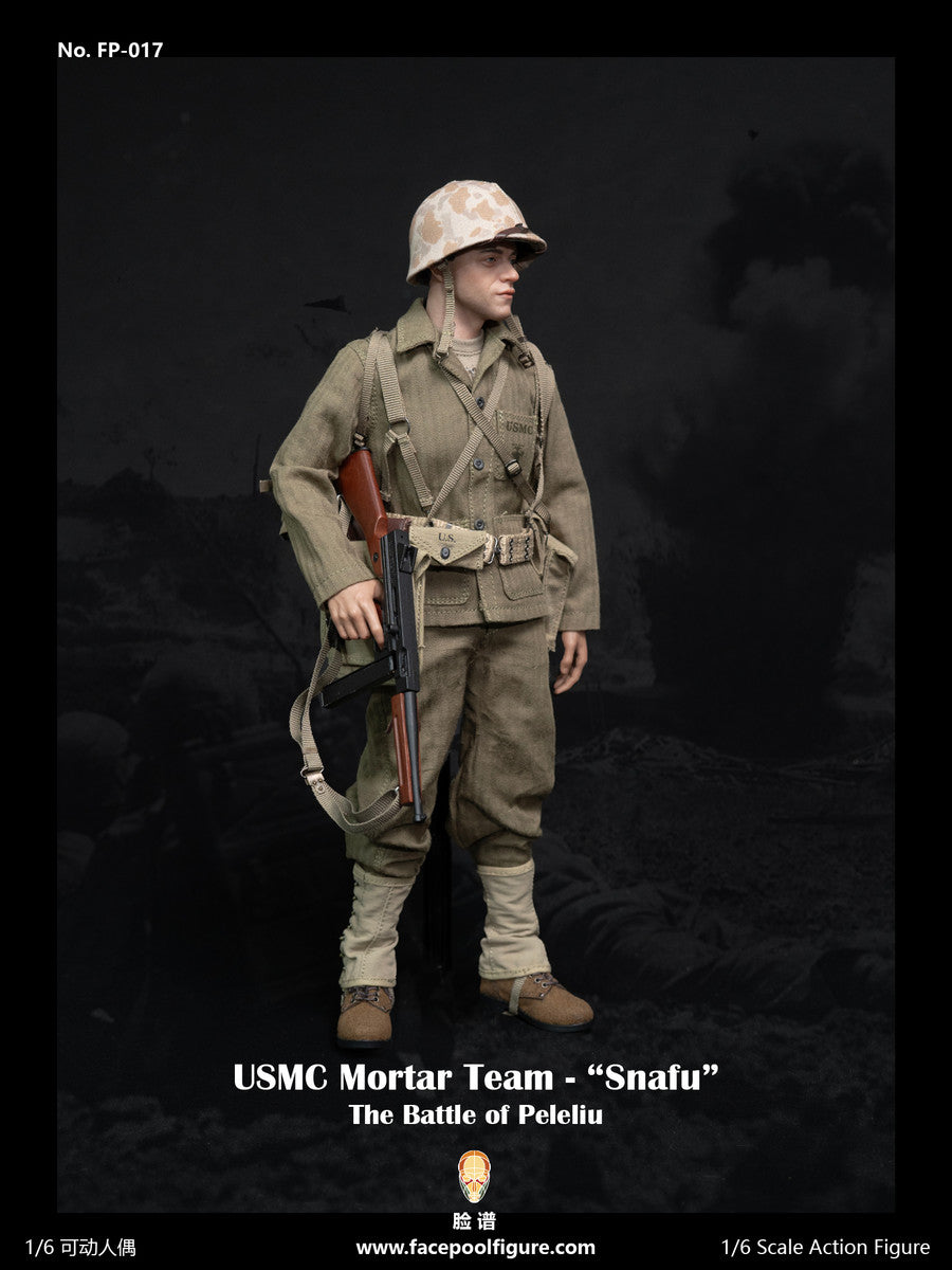 Preventa Figura USMC Mortar Team - "Snafu" (Standard version) marca Facepool FP017A escala 1/6