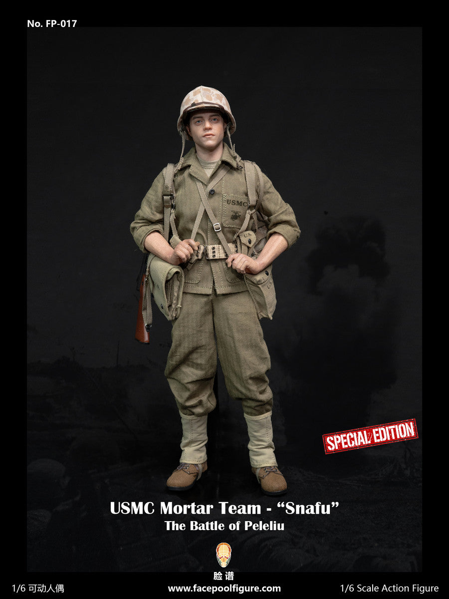 Preventa Figura USMC Mortar Team - "Snafu" (Special version) marca Facepool FP017B escala 1/6