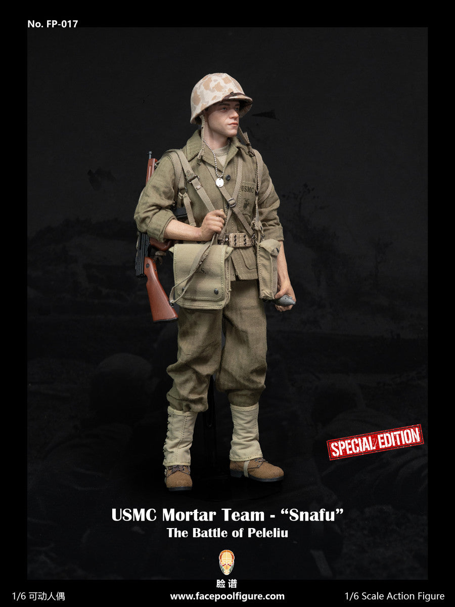 Preventa Figura USMC Mortar Team - "Snafu" (Special version) marca Facepool FP017B escala 1/6