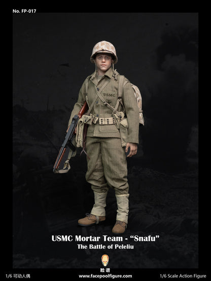 Preventa Figura USMC Mortar Team - "Snafu" (Standard version) marca Facepool FP017A escala 1/6