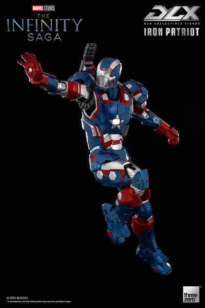 Pedido Figura DLX Iron Patriot - Avengers: Infinity Saga marca Threezero 3Z0257 escala pequeña 1/12