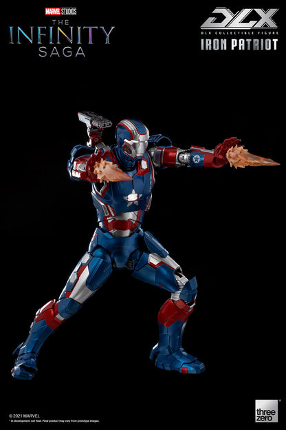 Pedido Figura DLX Iron Patriot - Avengers: Infinity Saga marca Threezero 3Z0257 escala pequeña 1/12