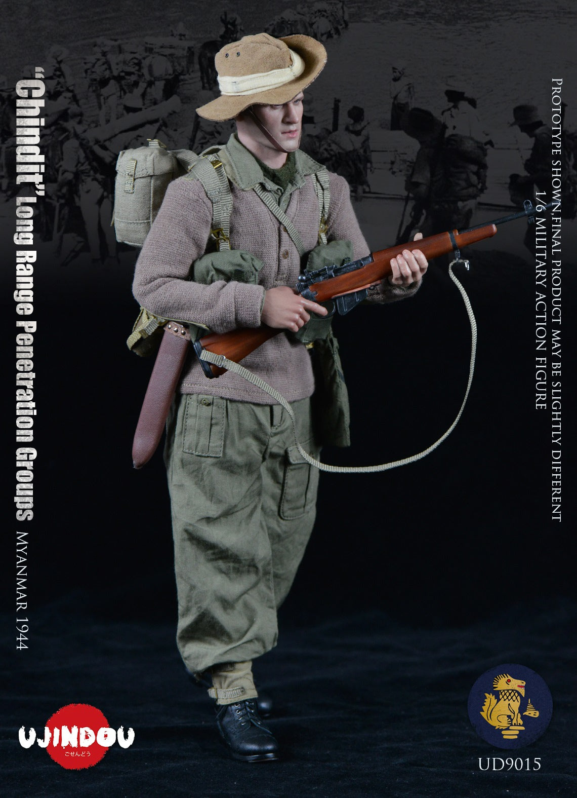 Pedido Figura Chindit Long Range Penetration Groups - Myanmar 1944 marca Ujindou UD9015 escala 1/6