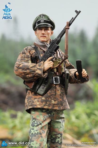 Pedido Figura Lieutenant Rainer - WWII German 12th Panzer Division Infantry - Palm Hero Series marca DID XD80024 escala pequeña 1/12