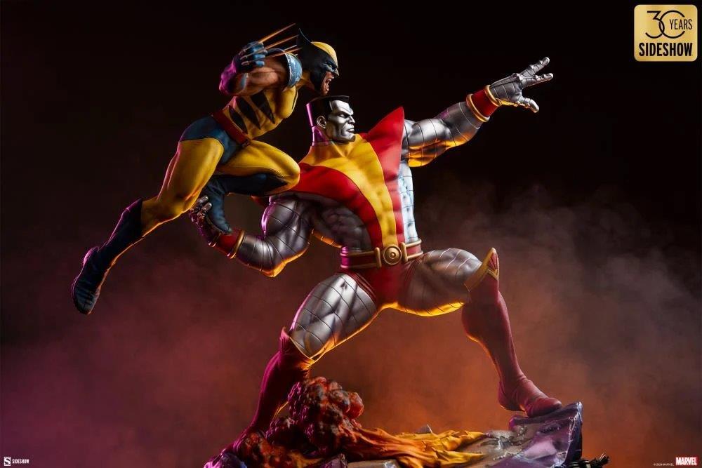 Preventa Estatua Marvel Colossus & Wolverine (Fastball Special) - Premium Format marca Sideshow Collectibles (61 cm)