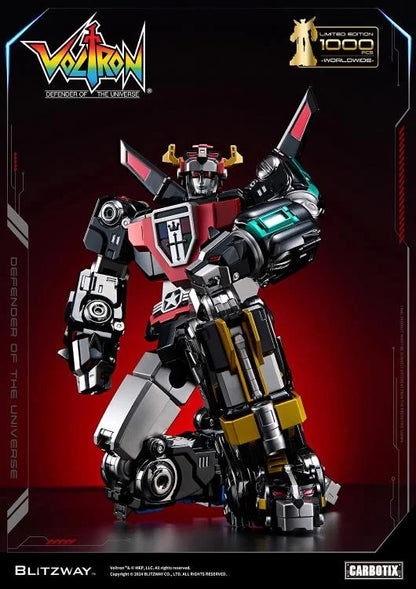 Preventa Figura Black Voltron (DIECAST) (Exclusiva Edición Limitada) - Carbotix Series marca Blitzway BW-CA-11101 (38 cm)