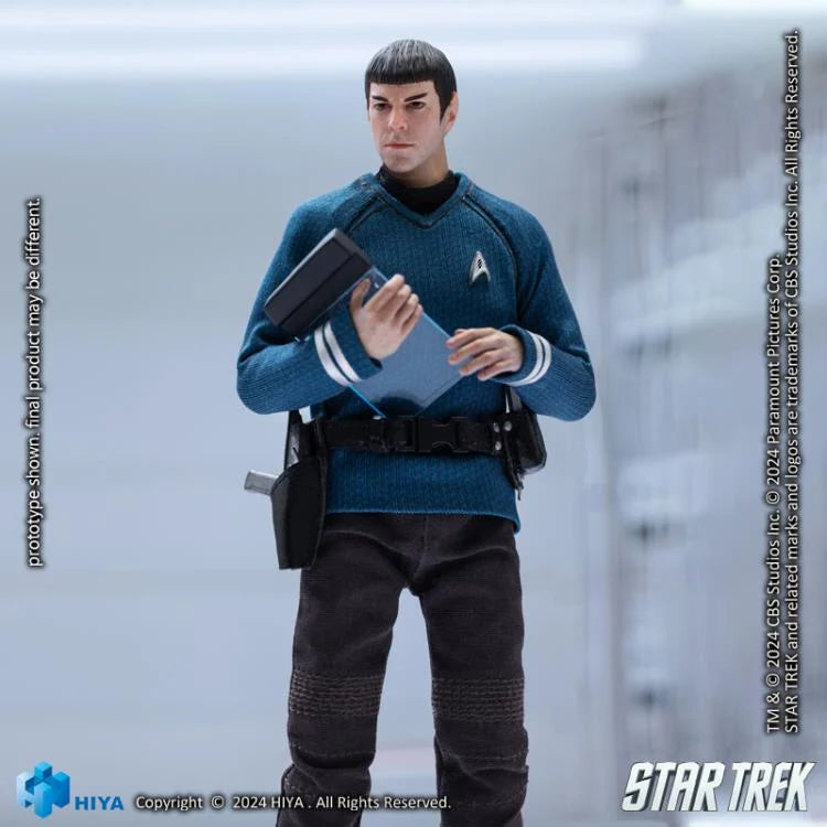 Preventa Figura Spock (Exclusiva PX Previews) - Star Trek (2009) - Exquisite Super Series marca HIYA ESS0266 escala pequeña 1/12