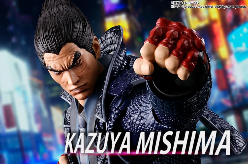 Preventa Figura Kazuya Mishima - Tekken 8 - S.H.Figuarts marca Bandai Spirits escala pequeña 1/12